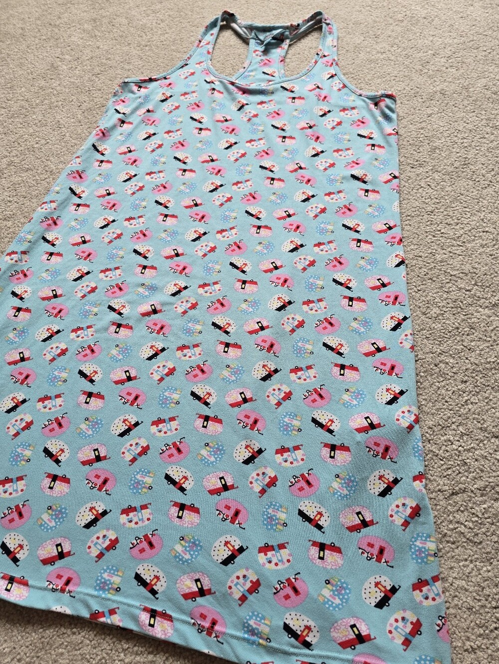 Just Hit Snooze Comfy PJ Dress Womens Size Small